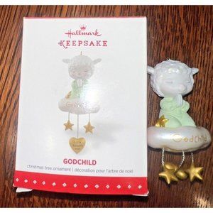 2015 Hallmark Keepsake Godchild - Little Blessing Christmas Ornament (QGO1137)